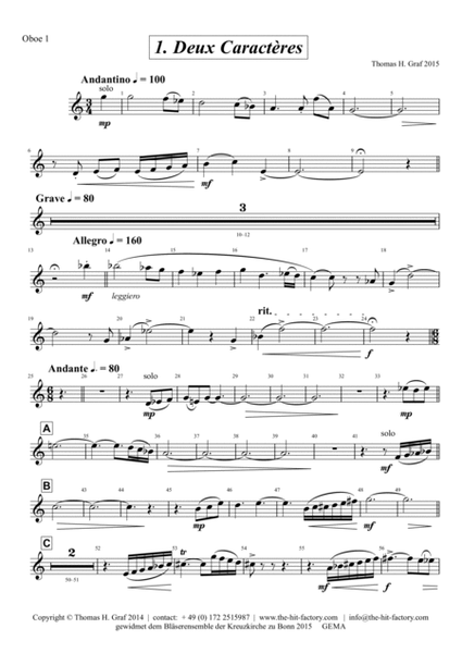 Conflusion - Suite - Wind Ensemble - Oboe 1