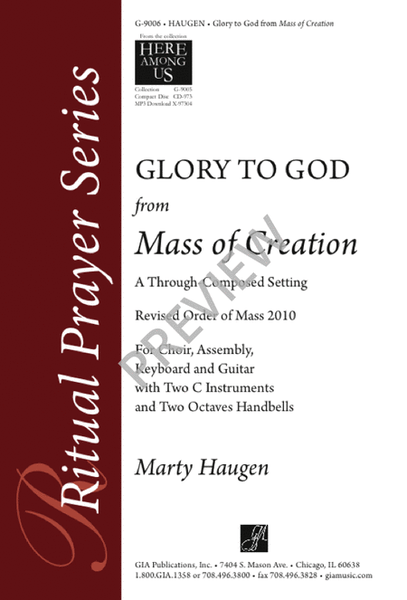Glory to God from "Mass of Creation" image number null