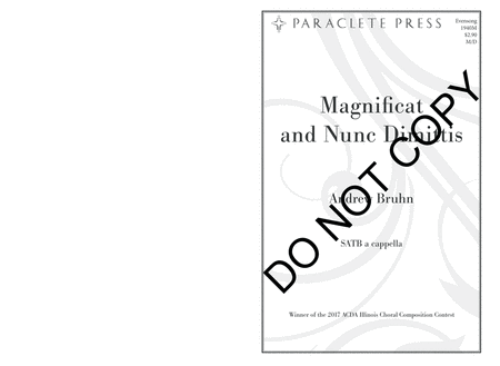Magnificat and Nunc Dimittis image number null