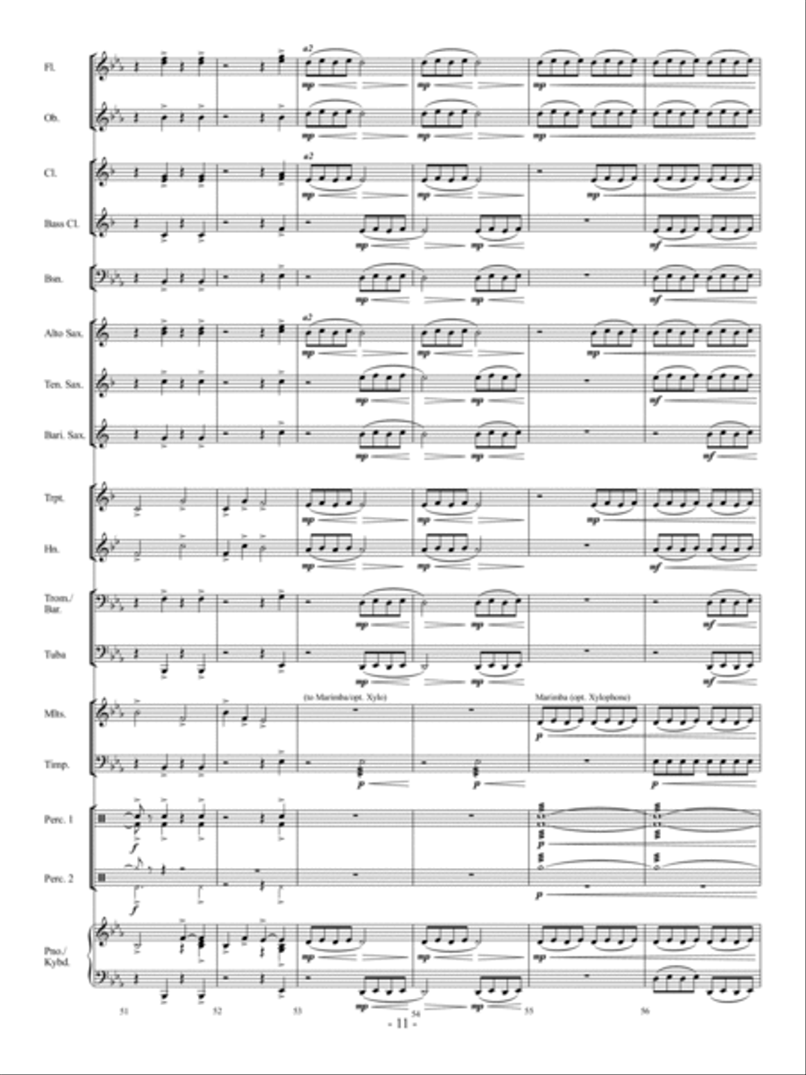 Escape From Krypton Escape From Krypton Concert Band scores gallery preview page 10