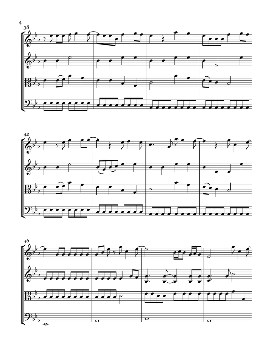 Stolen String Quartet scores gallery preview page 4
