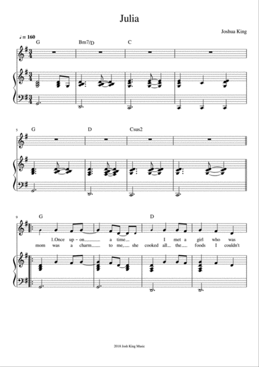 Julia Julia Voice scores gallery preview page 1