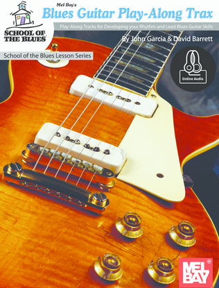 Book cover for Blues Guitar Play-Along Trax