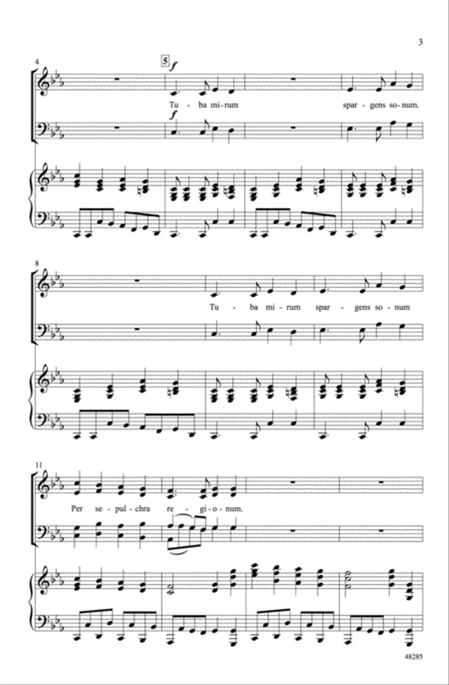 Tuba Mirum Choir scores gallery preview page 2