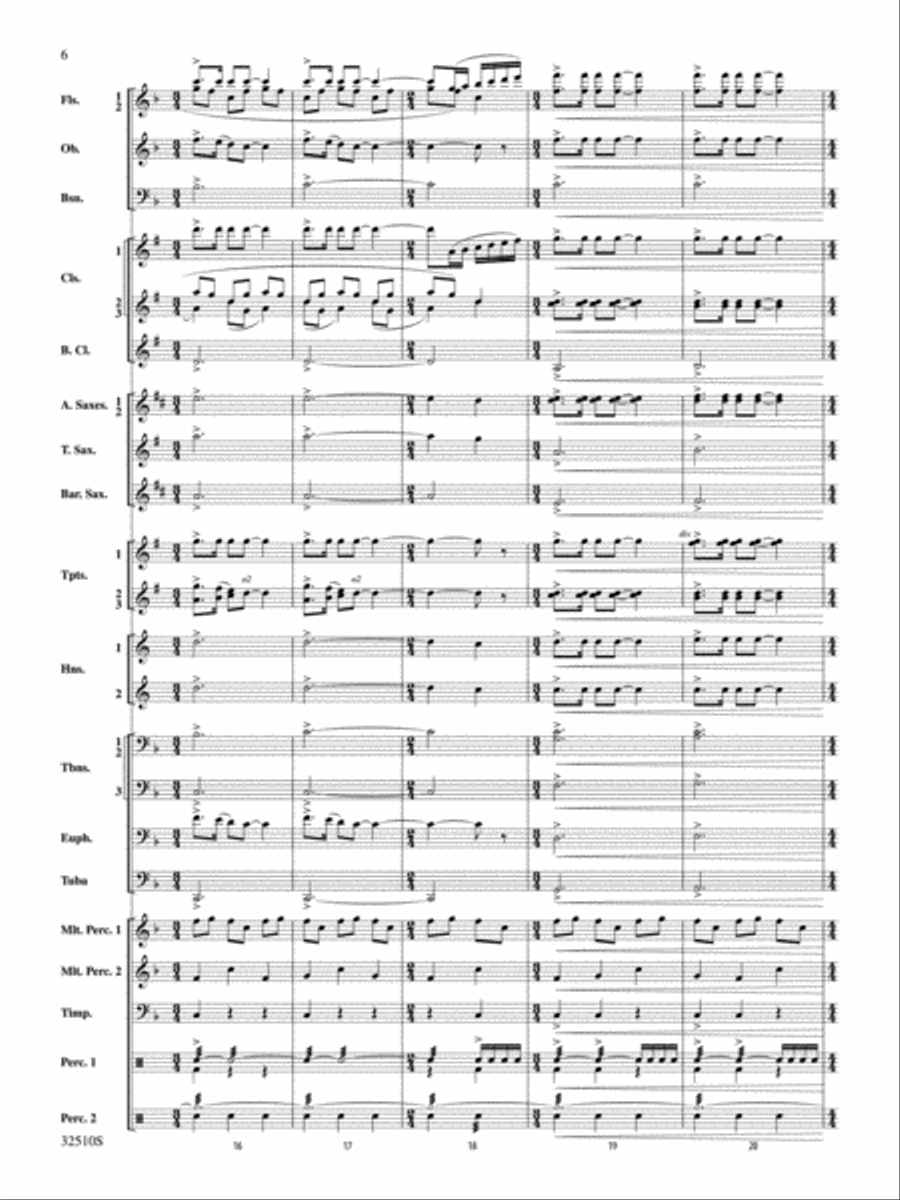 A Christmas Fantasy Concert Band scores gallery preview page 5