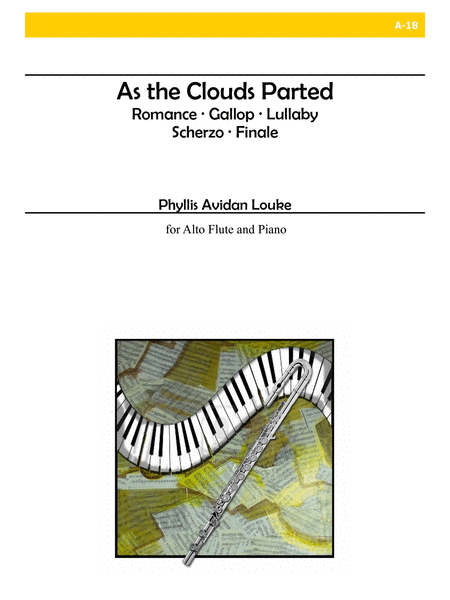 As the Clouds Parted for Alto Flute and Piano