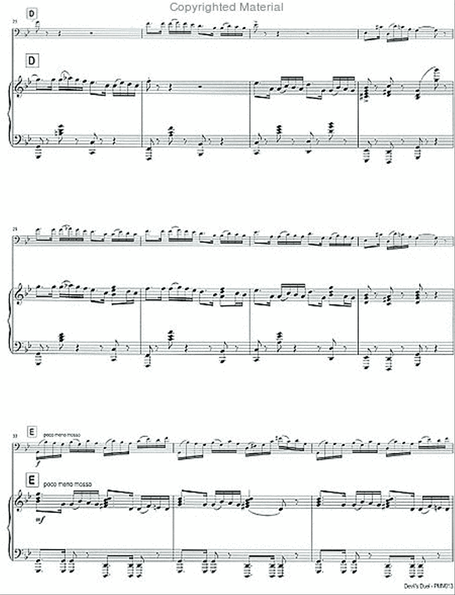 Devil's Duel Devil's Duel Euphonium scores gallery preview page 4