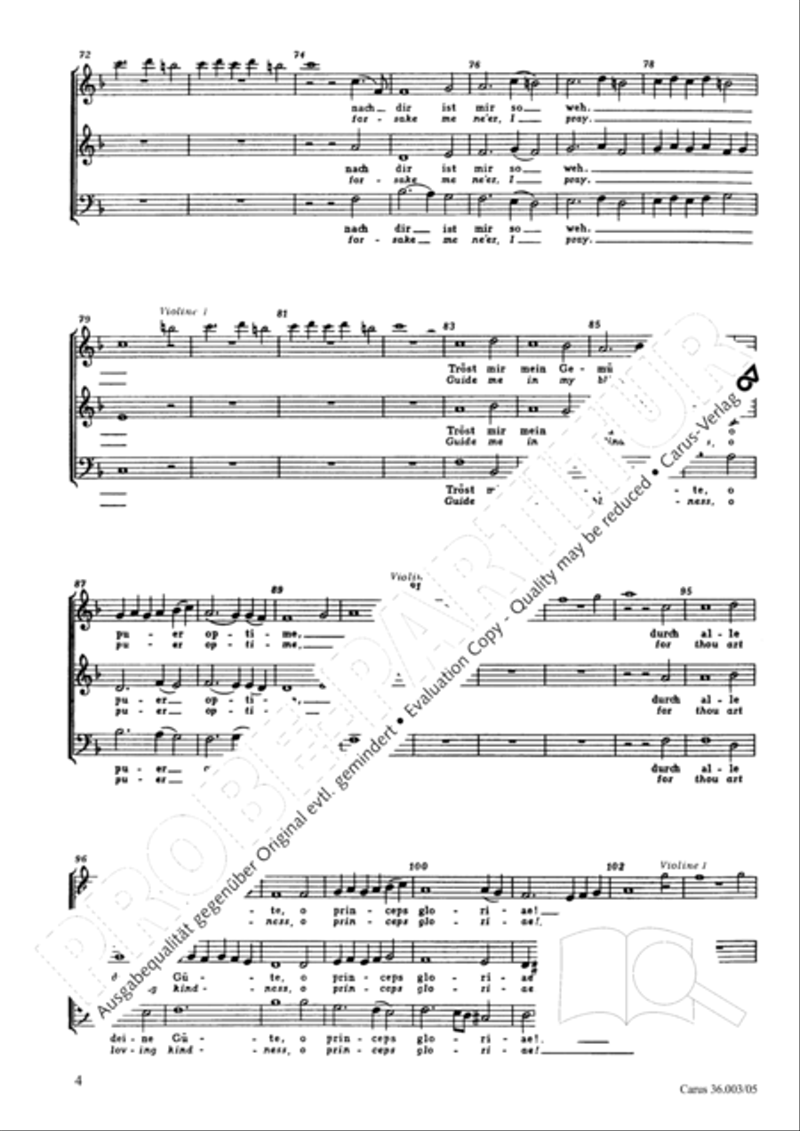 In dulci jubilo (Nun singet und seid froh) 3-Part scores gallery preview page 5