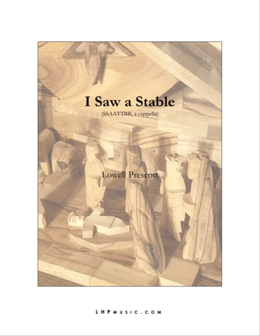 I Saw a Stable Divisi scores gallery preview page 1