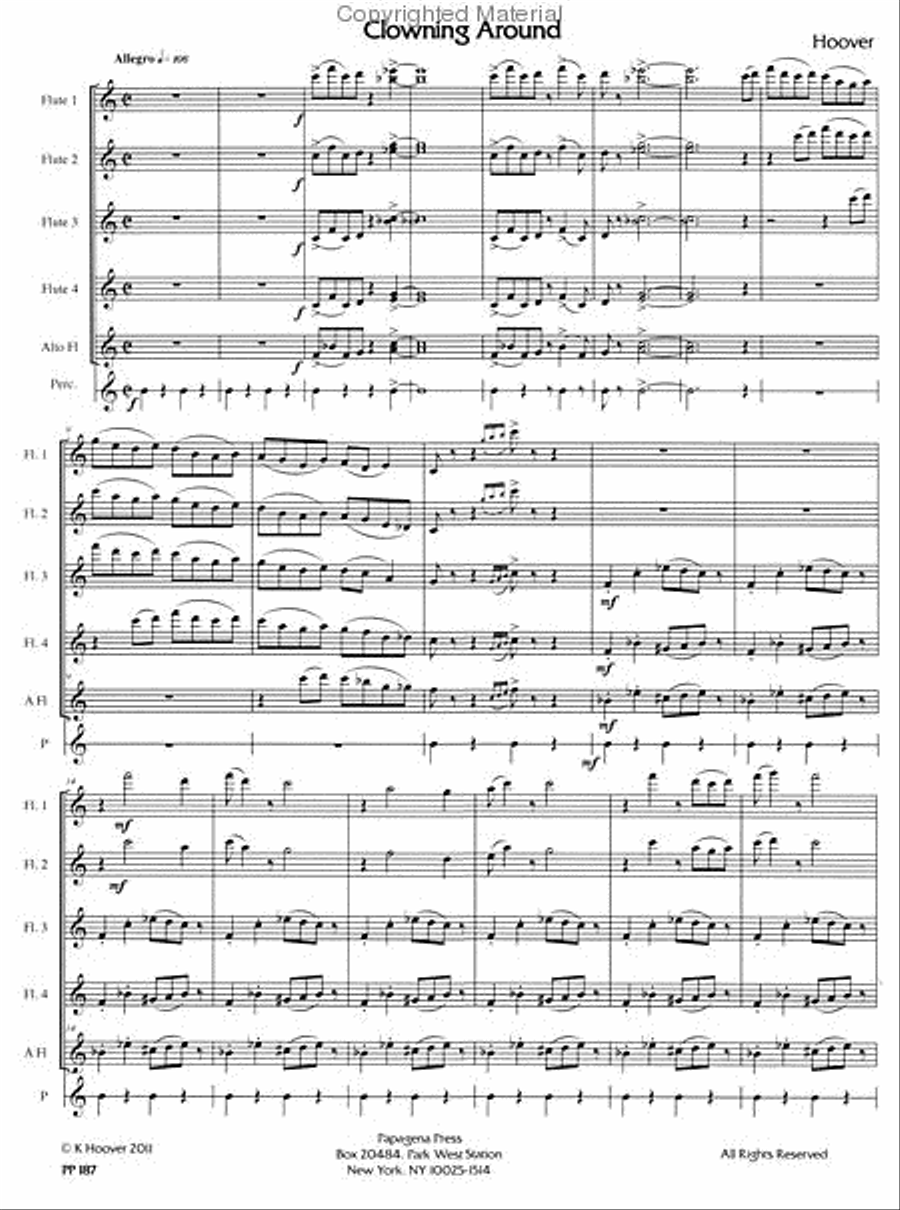 Clowning Around Clowning Around Chamber Music scores gallery preview page 2