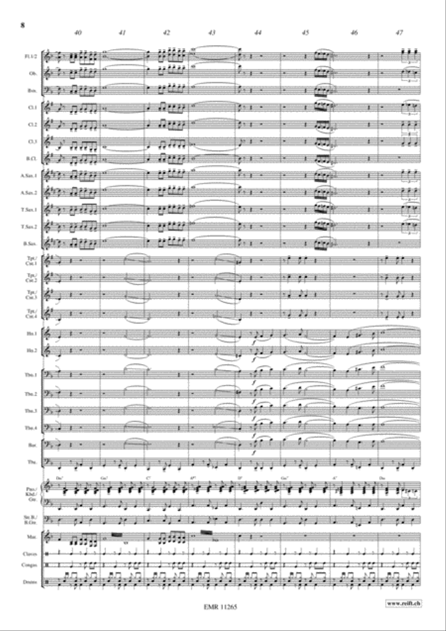 Sweetheart Romance Concert Band scores gallery preview page 9
