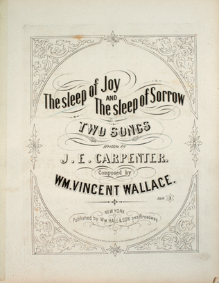 Book cover for The Sleep of Joy and the Sleep of Sorrow. Two Songs