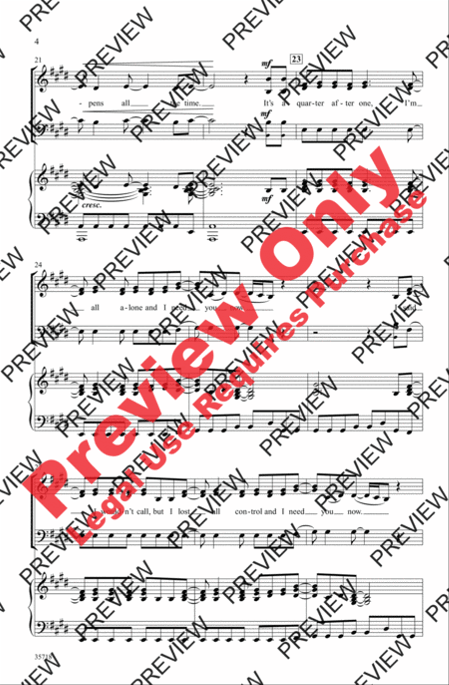 Need You Now Need You Now 3-Part scores gallery preview page 4