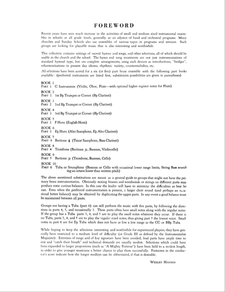 Ensemble Music for Church and School Part scores gallery preview page 2