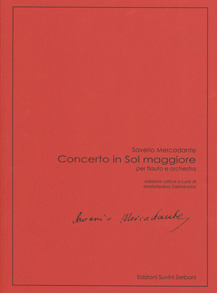 Book cover for Concerto in Sol maggiore