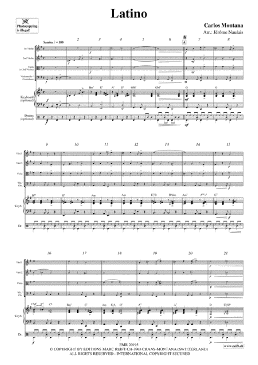 Latino String Quartet scores gallery preview page 3