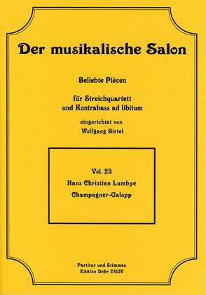 Book cover for Champagner-Galopp op. 14 (für Streichquartett)