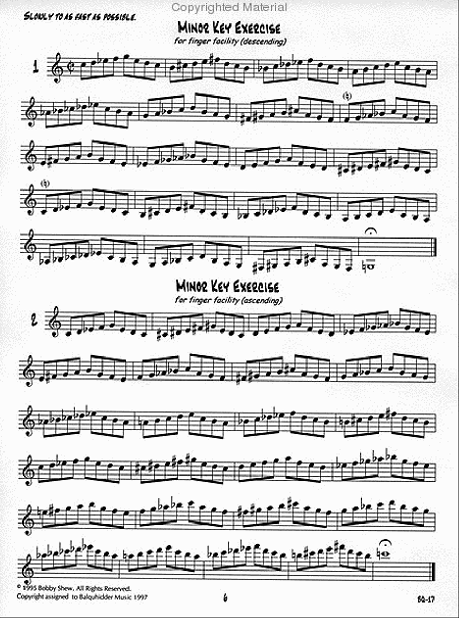 Exercises & Etudes B-Flat Trumpet scores gallery preview page 2
