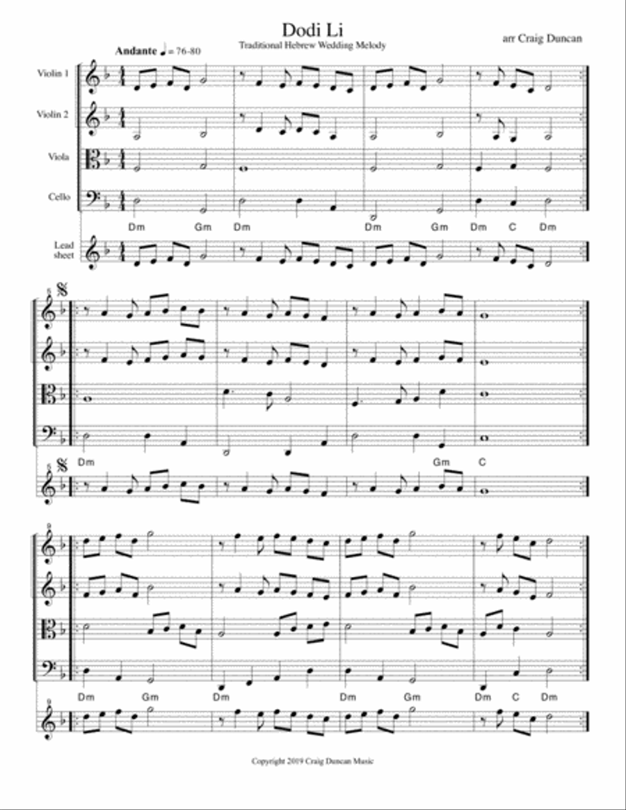 Dodi Li Dodi Li Small Ensemble scores gallery preview page 2