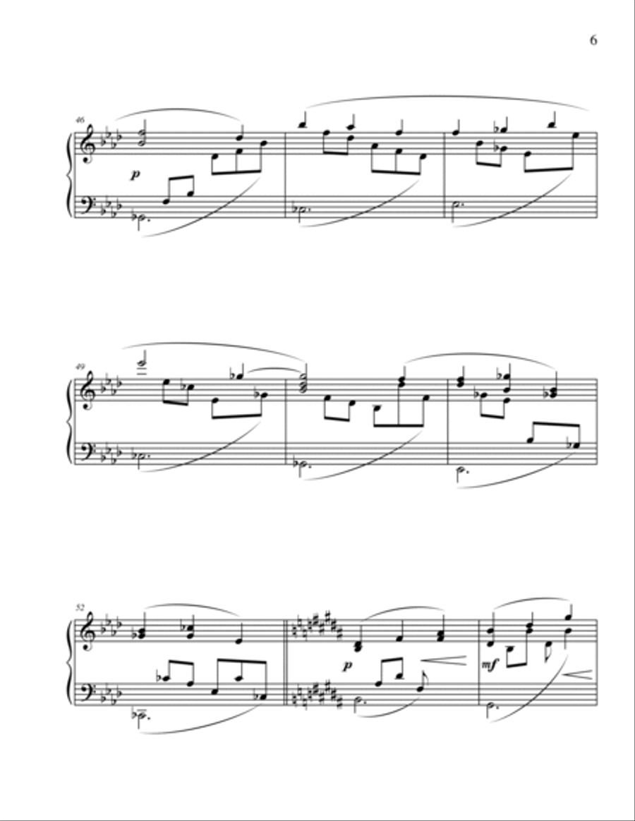 Three Waltzes Piano Solo scores gallery preview page 6