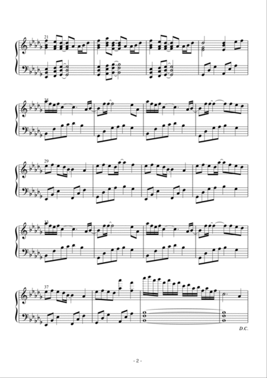 Moss Temple Moss Temple Piano Solo scores gallery preview page 2