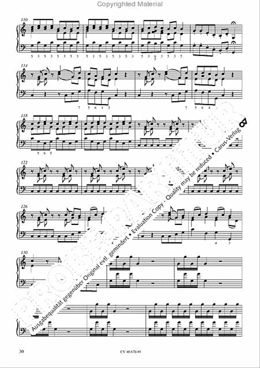 Missa pastoralis bohemica Organ scores gallery preview page 33