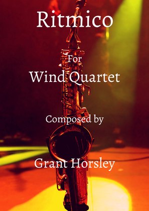 Book cover for "RITMICO" Original Concert Piece for Wind Quartet