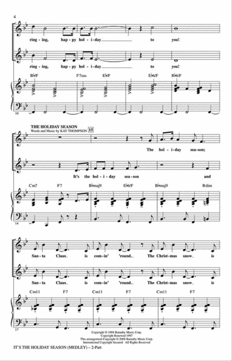 It's the Holiday Season 2-Part scores gallery preview page 3