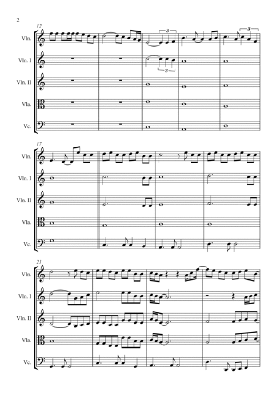 At My Worst At My Worst String Quintet scores gallery preview page 2