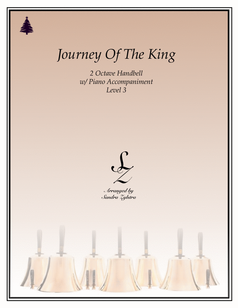 Journey Of The King (2 octave handbells & piano accompaniment) 2-Octaves scores gallery preview page 1