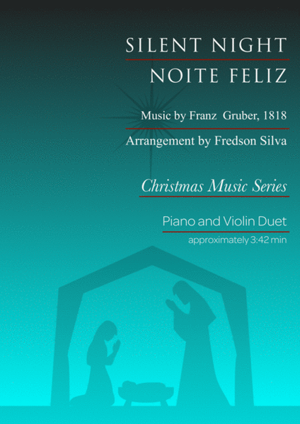 Silent Night for Piano and Violin Duet image number null