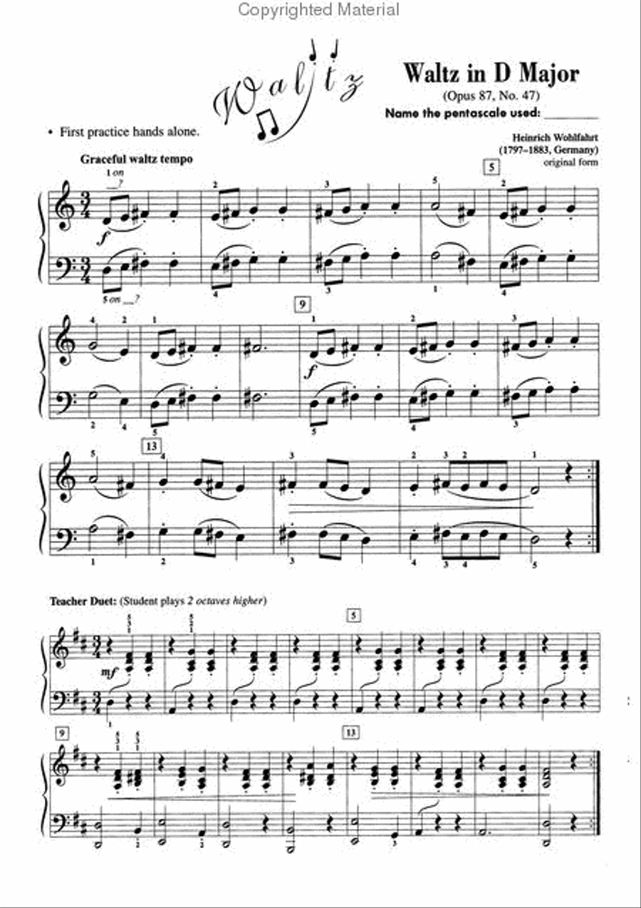 Accelerated Piano Adventures for the Older Beginner Piano Method scores gallery preview page 3