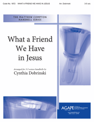 Book cover for What a Friend We Have in Jesus