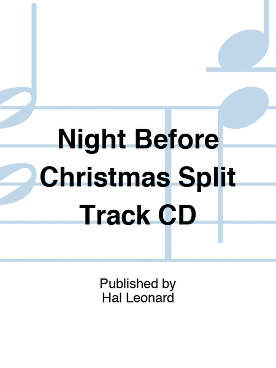 Night Before Christmas Split Track CD