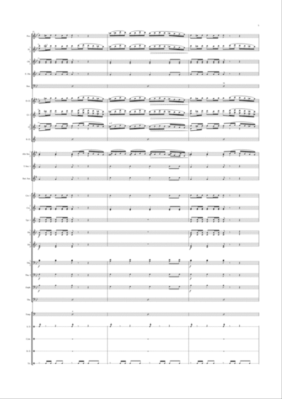 I Capuletti ed i Montecchi - overture Concert Band scores gallery preview page 3