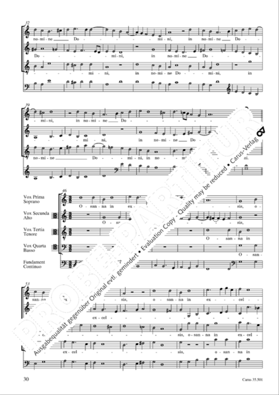 Palestrina: Masses and individual movements Score scores gallery preview page 45