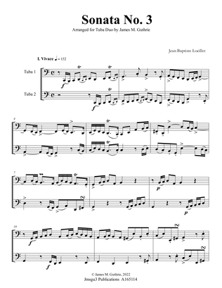 Loeillet: Sonata No. 3 for Tuba Duo