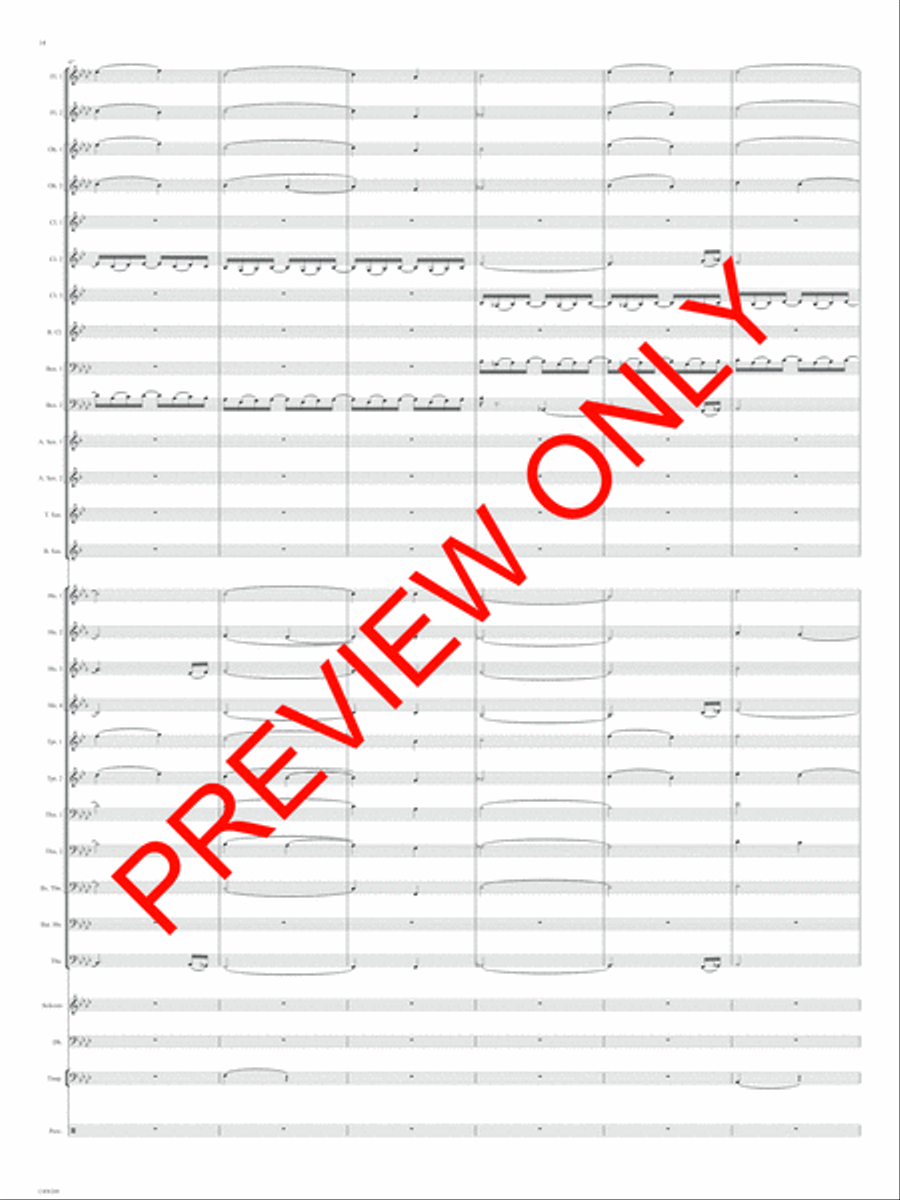 Festive Expressions Concert Band scores gallery preview page 15