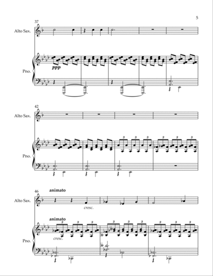 The Sea Princess Alto Saxophone scores gallery preview page 5