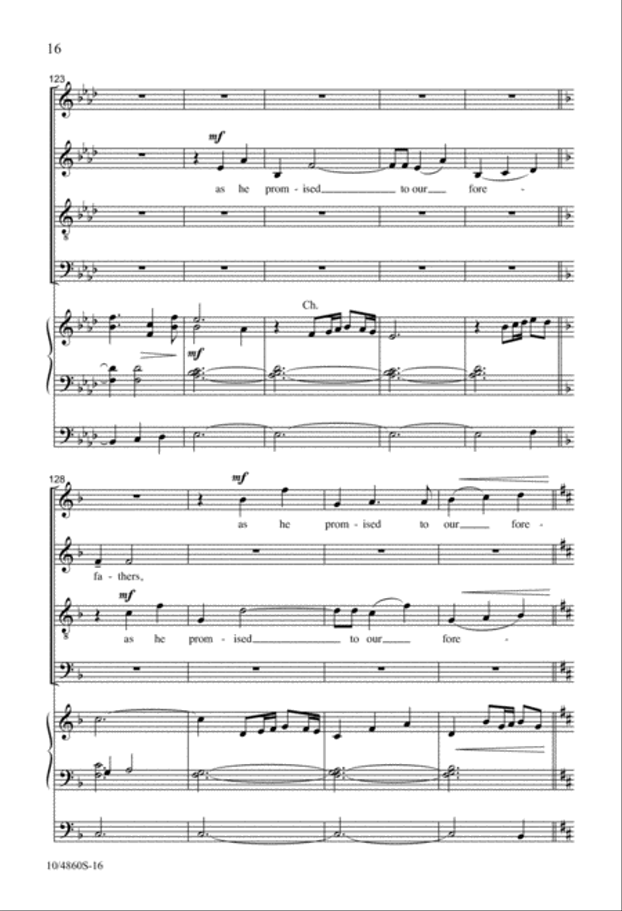 Magnificat and Nunc Dimittis (