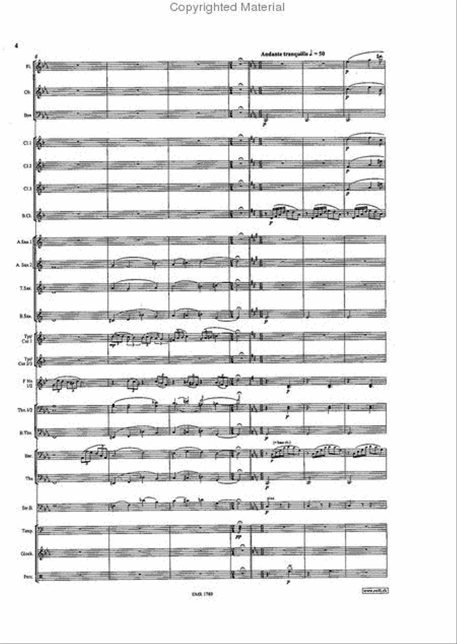 Dr. Zhivago Dr. Zhivago Concert Band scores gallery preview page 4