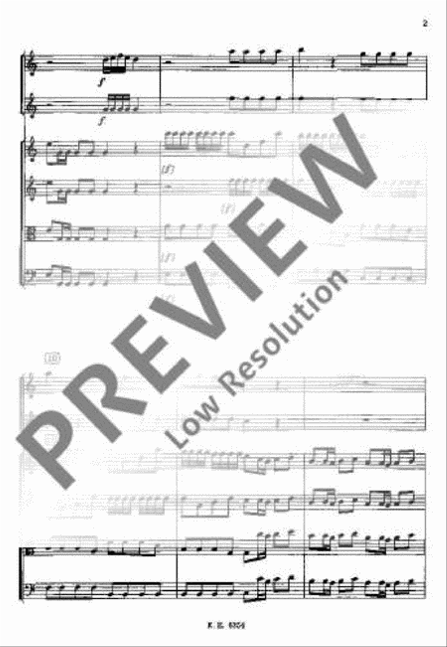 Concerto C major Trumpet Duet scores gallery preview page 6