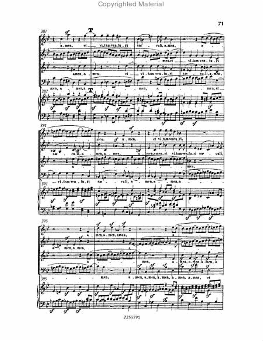 Missa Solemnis, Op.123 Choir scores gallery preview page 71