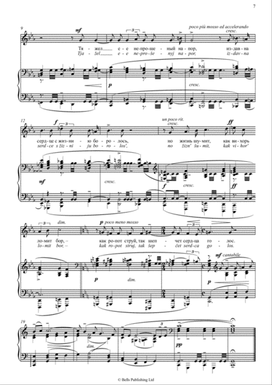 15 Romances, Op. 26 Voice Solo scores gallery preview page 4
