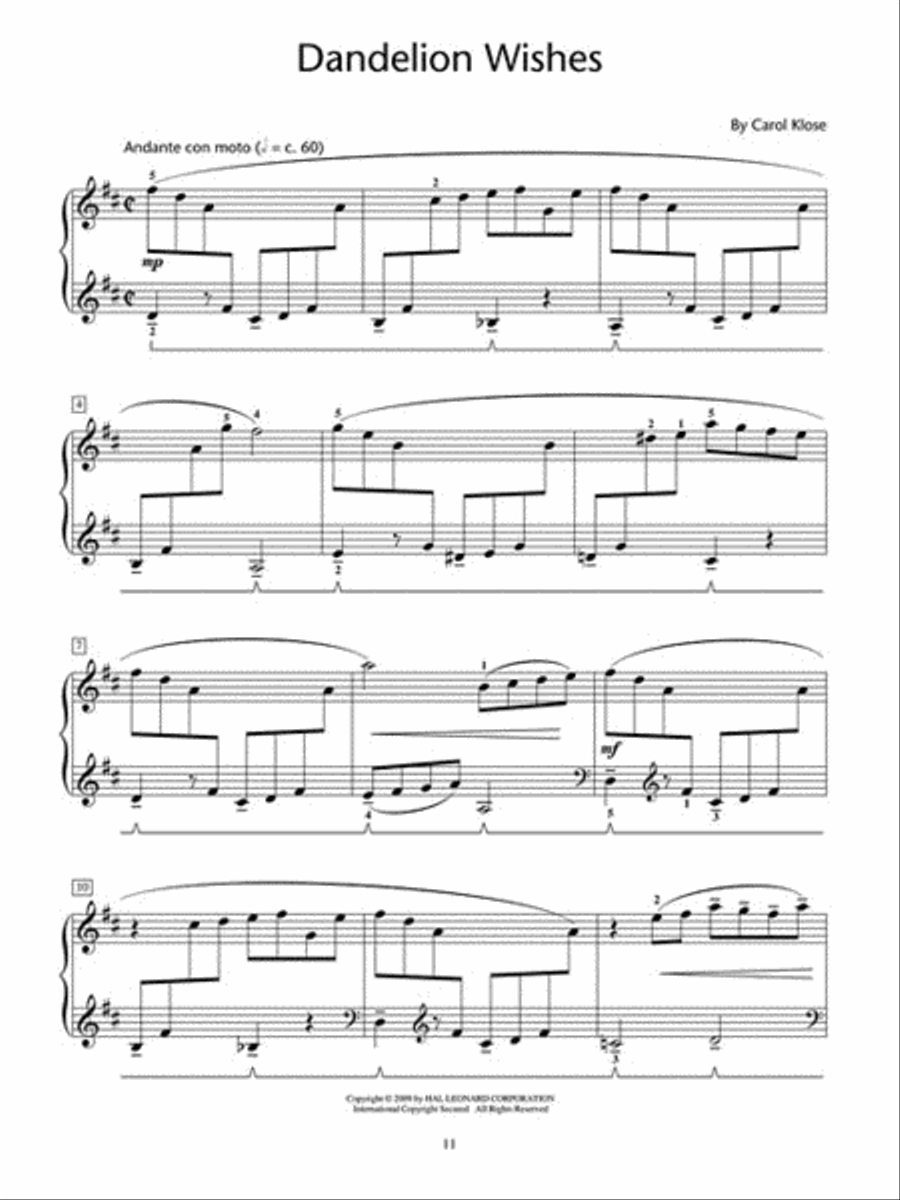 Garden Treasures Piano Method scores gallery preview page 4