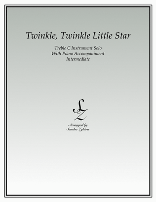 Twinkle, Twinkle Little Star (treble C instrument solo)
