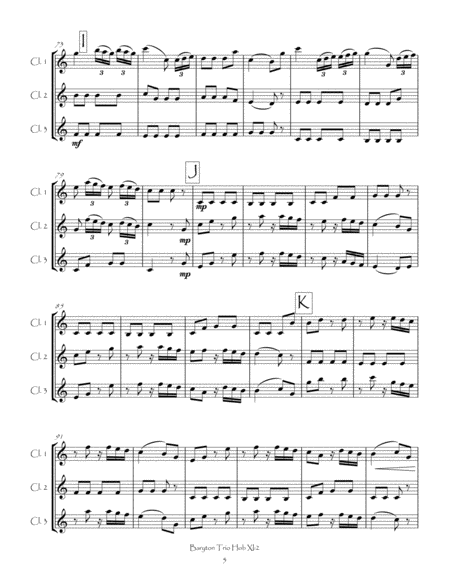 Baryton Trio, Hob XI:2 for Clarinet Trio image number null