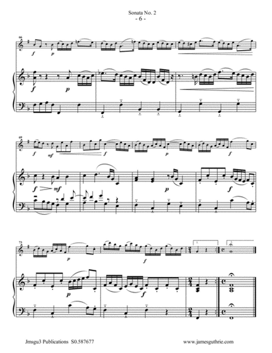 Vivaldi: Sonata No. 2 for Bass Clarinet & Piano image number null