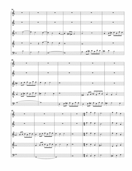 Canzon no.4 a6 (1615) C198 (arrangement for 5 recorders)