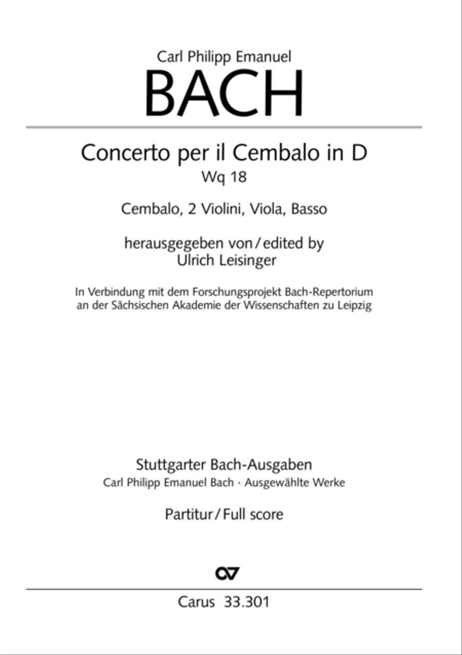 Concerto per il Cembalo in D Cello scores gallery preview page 2